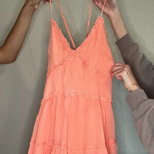 Altar'd state living coral dress